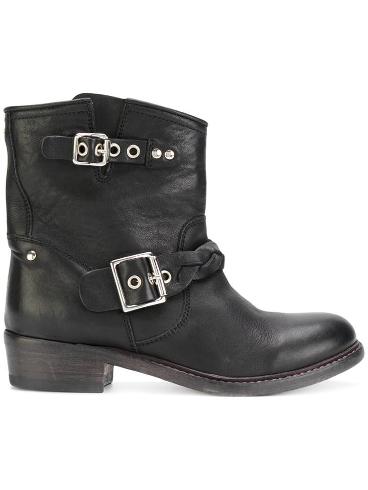 Golden Goose Deluxe Brand Biker Style Boots - Black