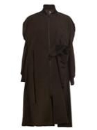 Yohji Yamamoto Gathered Detail Bomber Coat