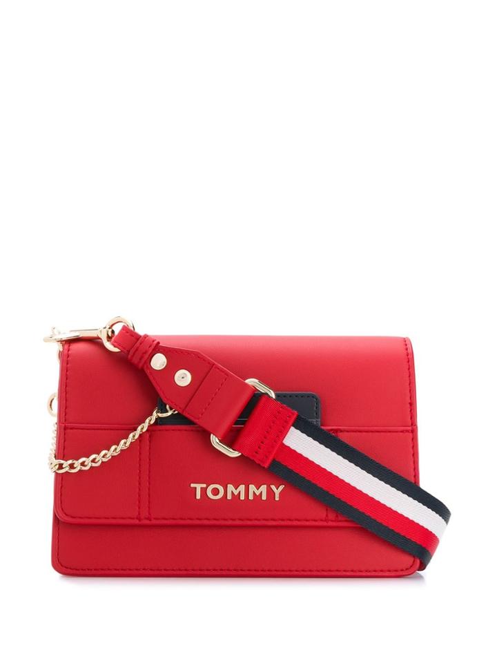 Tommy Hilfiger Logo Cross-body Bag - Red