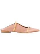 Malone Souliers Maureene Pointed Strap Mules - Nude & Neutrals