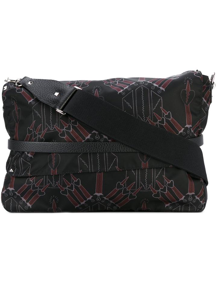 Valentino Valentino Garavani Love Blade Messenger Bag - Black