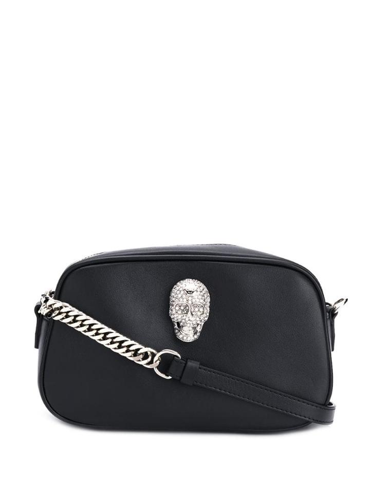 Philipp Plein Skull Shoulder Bag - Black