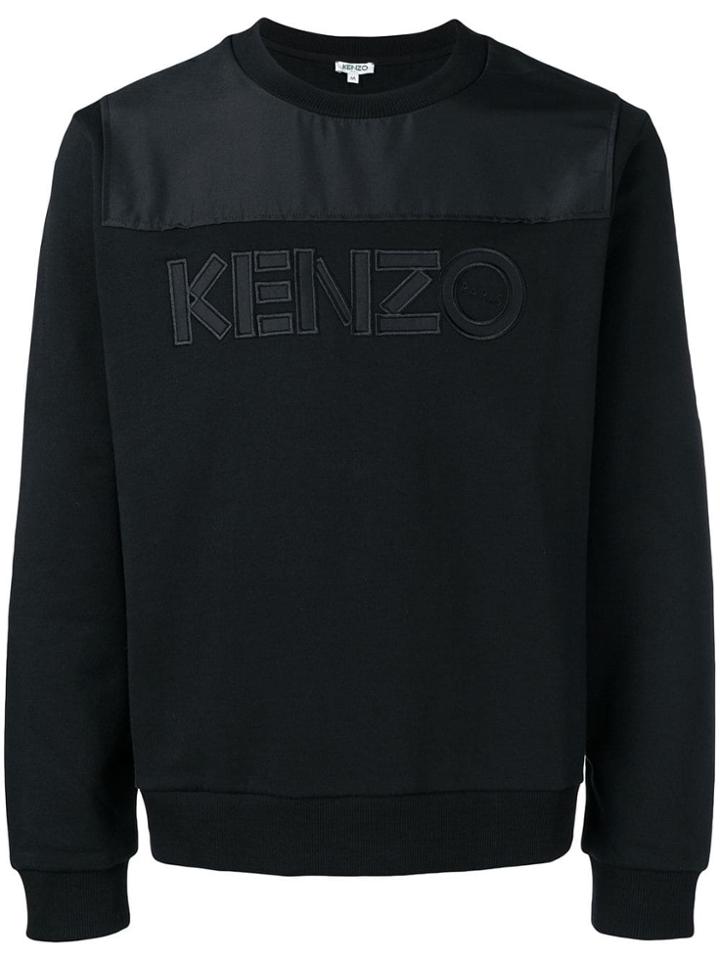 Kenzo Dual Fabric Sweatshirt - Black