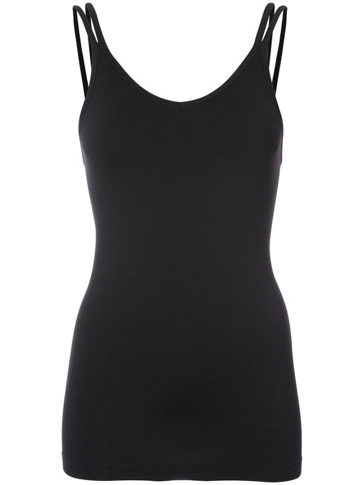 Helmut Lang - Double-strap Vest - Women - Nylon/spandex/elastane - Xs, Black, Nylon/spandex/elastane