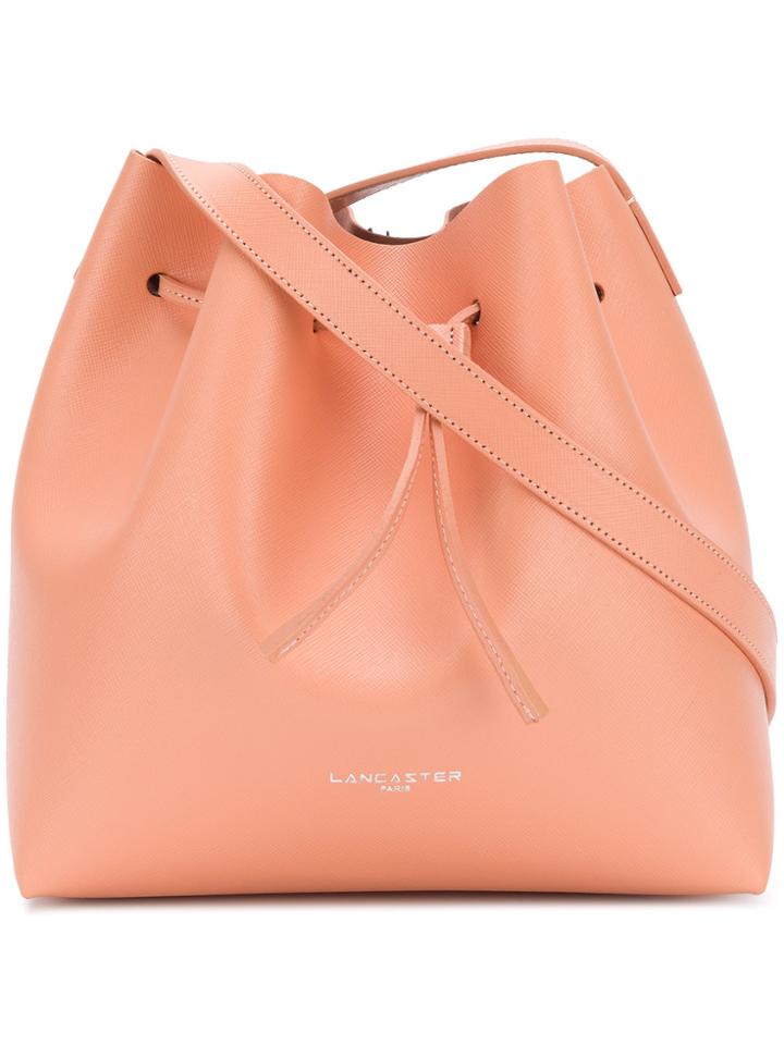 Lancaster Logo Bucket Shoulder Bag - Pink & Purple