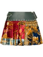 Chopova Lowena Tapestry Box Pleated Mini Skirt - Multicolour