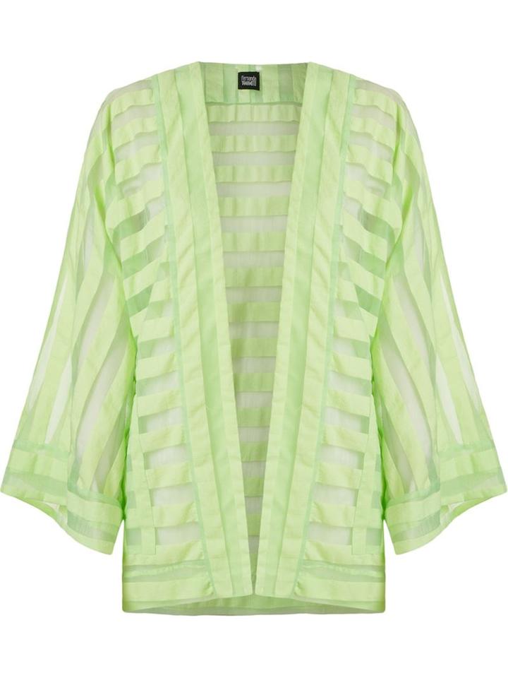Fernanda Yamamoto Open Front Striped Kimono