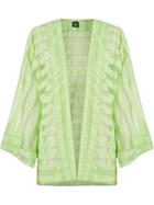 Fernanda Yamamoto Open Front Striped Kimono