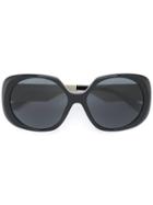 Versace 'rock Icon' Oversized Sunglasses - Black