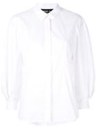 Paule Ka Long-sleeve Fitted Shirt - White