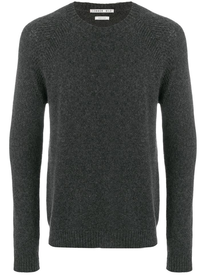 Common Wild Crew Neck Jumper - Grey