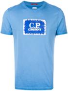 Cp Company Logo Print T-shirt - Blue