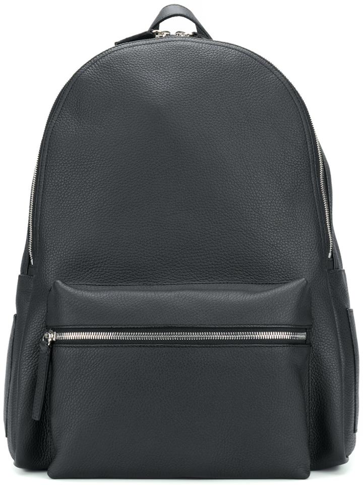 Orciani Zipped Backpack - Black
