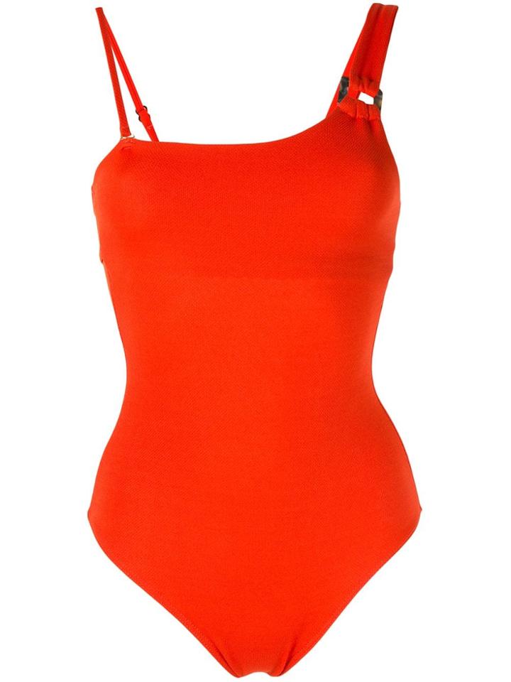 Suboo Rocky One Shoulder Swimsuit - Orange