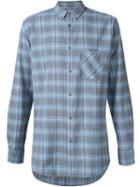 Zanerobe Checked Shirt, Men's, Size: Xl, Blue, Cotton