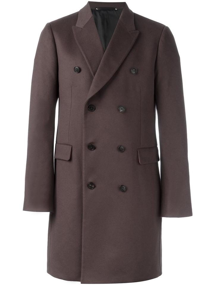 Paul Smith London Double-breasted Mid Coat