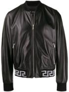 Versace Greca Motif Jacket - Black