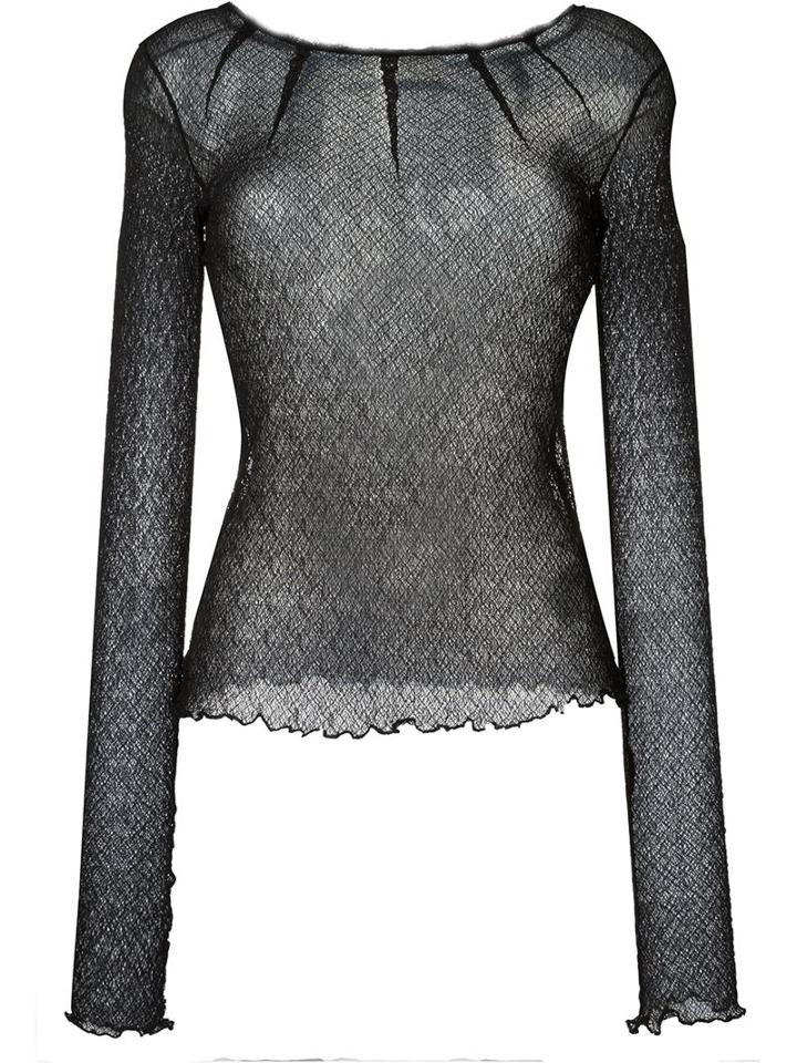 Mm6 Maison Margiela Open Knit Jumper