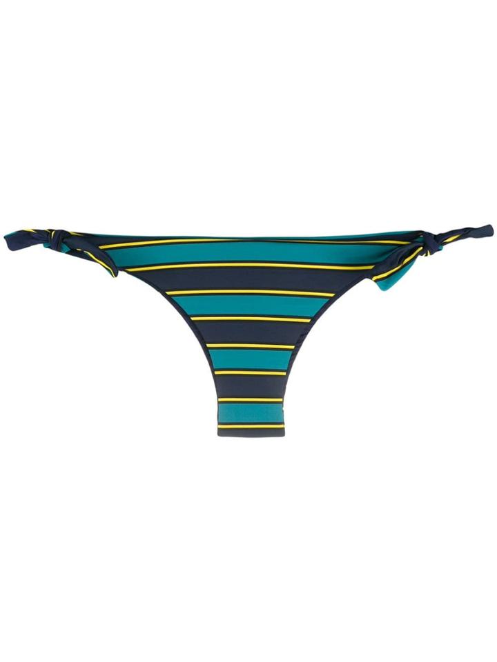 Fisico Striped Bikini Bottoms - Blue