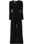 Stella Mccartney Wide Leg Jumpsuit, Women's, Size: 38, Black, Viscose/acetate/spandex/elastane