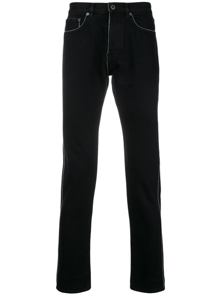 Valentino Contrast Stitch Jeans - Black