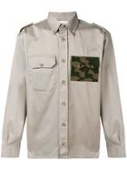 Gosha Rubchinskiy Camo Pocket Military Shirt - Grey