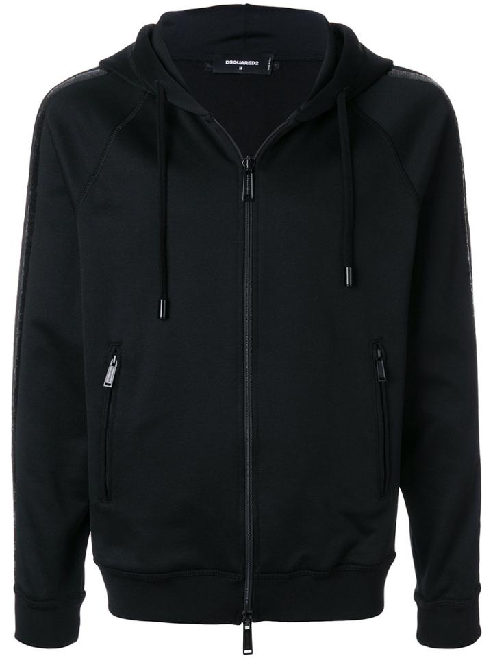 Dsquared2 Sequin Detail Hoodie - Black