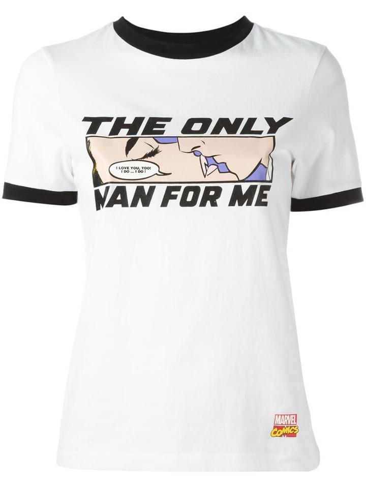 Steve J & Yoni P The Only Man T-shirt, Women's, Size: Large, White, Cotton