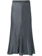 Romeo Gigli Pre-owned 1990's Fluid Midi Skirt - Grey
