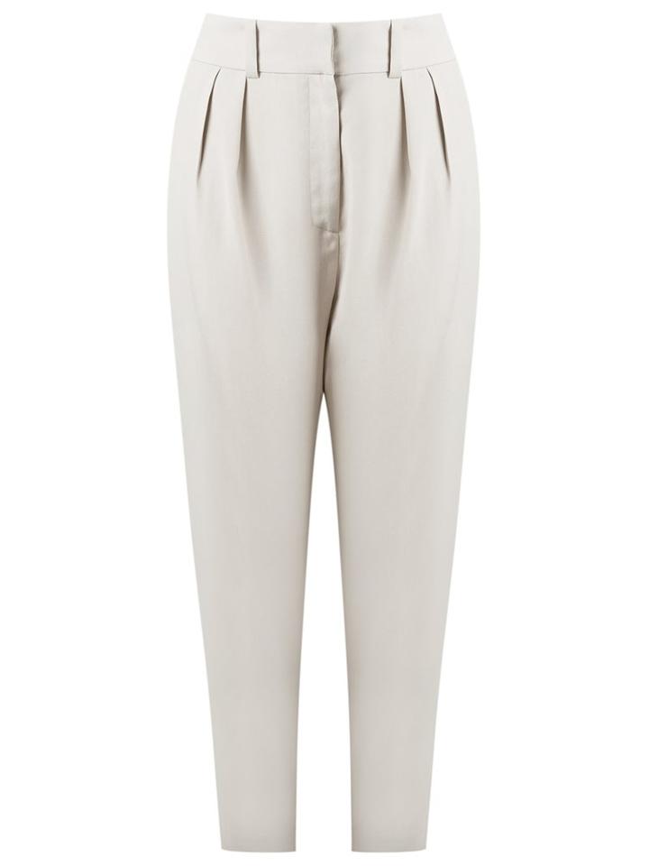Andrea Marques Straight Leg Trousers, Women's, Size: 36, Nude/neutrals, Cotton