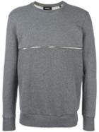 Diesel Zipped Sweatshirt, Men's, Size: Medium, Grey, Cotton