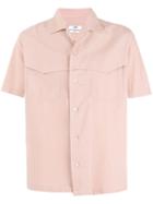 Cmmn Swdn Shortsleeved Shirt, Men's, Size: 46, Pink/purple, Cotton
