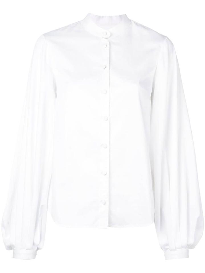 Khaite Bell Sleeve Shirt - White