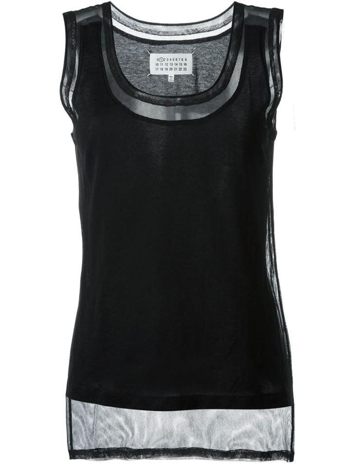 Maison Margiela Contrast Panel Tank Top
