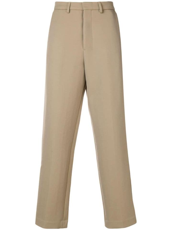 Ami Paris Wide Fit Trousers - Neutrals