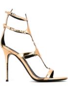 Giuseppe Zanotti Design Darlene Sandals, Women's, Size: 38, Grey, Leather
