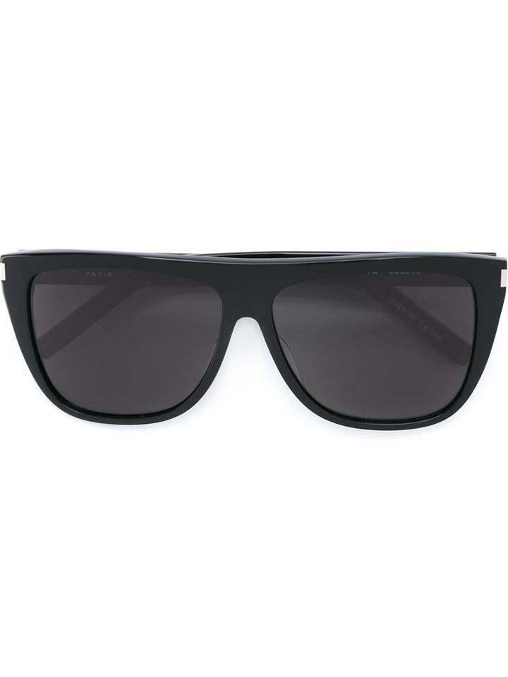 Saint Laurent - 'new Wave 1' Sunglasses - Men - Acetate - One Size, Black, Acetate