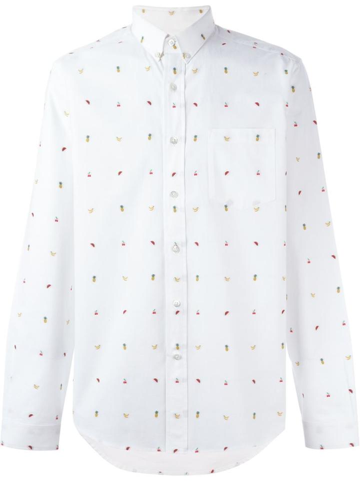 Ami Alexandre Mattiussi Embroidered Fruits Shirt