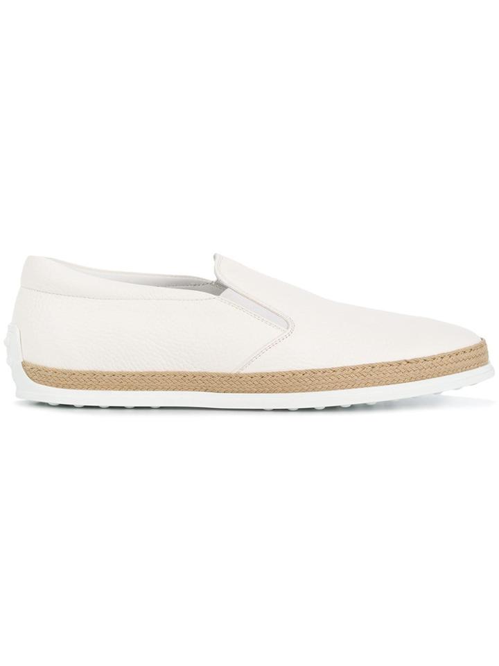 Tod's Slip-on Espadrilles - White