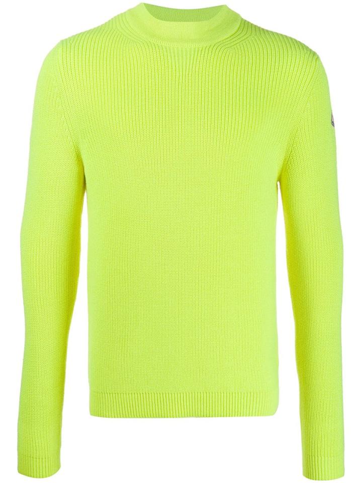 Moncler Crew Neck Jumper - Yellow