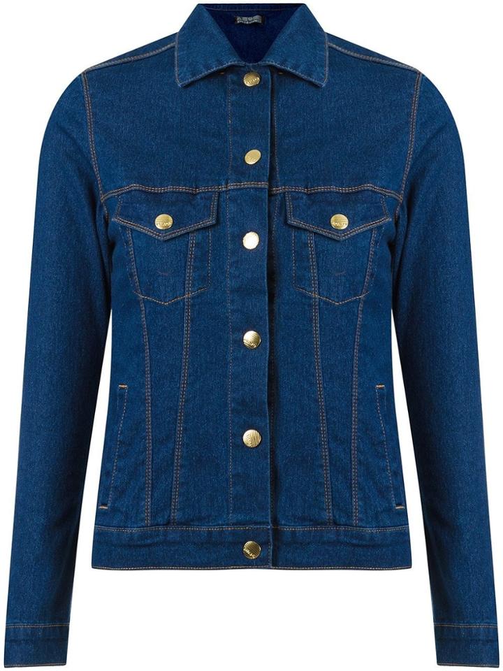 Amapô Slim Fit Denim Jacket - Blue