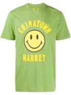 Chinatown Market X Smiley Logo Print T-shirt - Green
