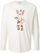 Ymc Embroidered Detail T-shirt - Neutrals