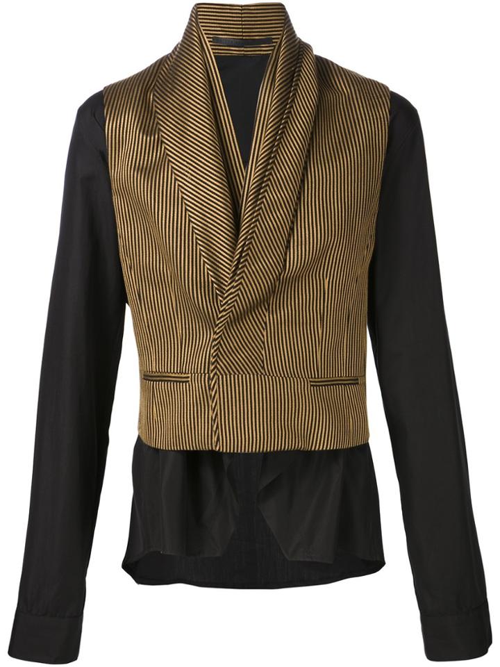 Haider Ackermann Contrast Shirt Jacket - Black