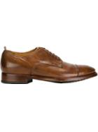 Officine Creative Princeton Derby Shoes, Men's, Size: 41.5, Brown, Calf Leather/leather/rubber