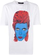 John Richmond - David Bowie Print T-shirt - Men - Cotton - Xl, White, Cotton