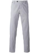 Eleventy Straight Trousers, Men's, Size: 34, Grey, Cotton/spandex/elastane