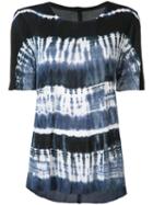 Raquel Allegra - Tie Dye T-shirt - Women - Rayon - 2, Blue, Rayon