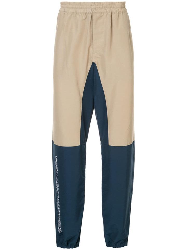 John Undercover Colour Block Track Pants - Neutrals