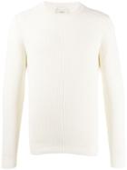 Leqarant Ribbed Knit Jumper - White